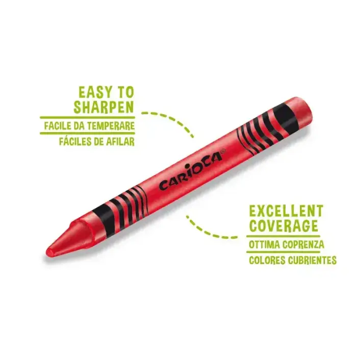 Vaska krītiņi CARIOCA, 24gab., mazgājami Foto 6