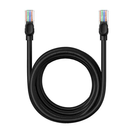 Baseus Ethernet CAT5, 5m network cable (black) Photo