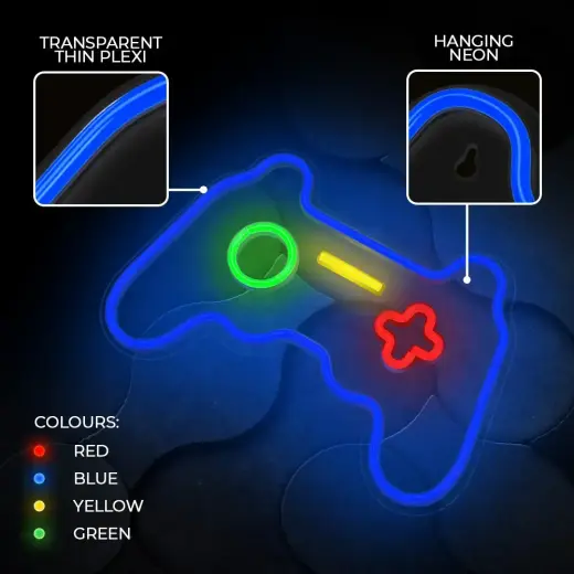Neon PLEXI LED GAMEPAD multicolor FPNE03X Forever Light Foto 6