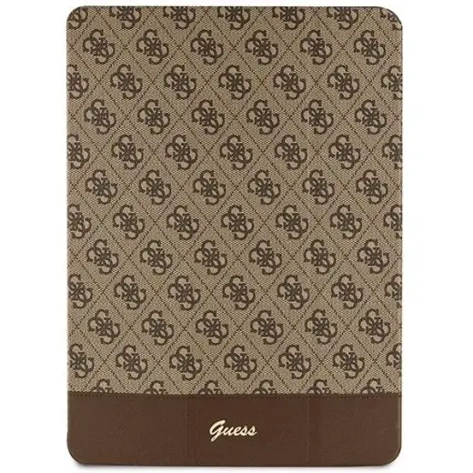 Guess 4G Stripe Allover case for iPad Pro 12.9" - brown Фото num