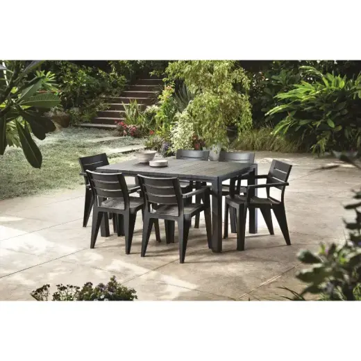 Dārza krēsls Julie pelēks Foto 7