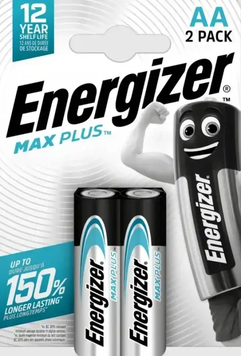 Sārmu baterija LR6 (AA) EP91 1,5V 3000mAh MAX plus Energizer 2 gab. blisteris