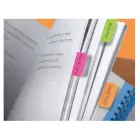 Pašlīpošie indeksi Post-it Strong sarkanā, dzeltenā un zilā krāsās Photo