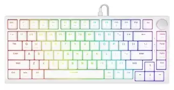 Klaviatūra Savio Gasket magnetic ASTRAL OUTEMU White Jade White