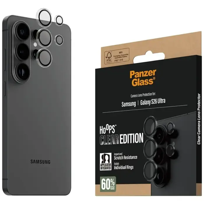 Tempered glass for the camera lens PanzerGlass Hoops Lens Protector for Samsung Galaxy S26 Ultra tra Foto 5