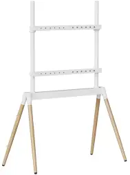 TV statīvs Gembird 55" - 86" White| Wood
