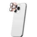 AmazingThing Aviation-Grade Alloy Tempered Glass Lens for iPhone 16 Pro | 16 Pro Max Camera Lens - Rose Gold Фото num
