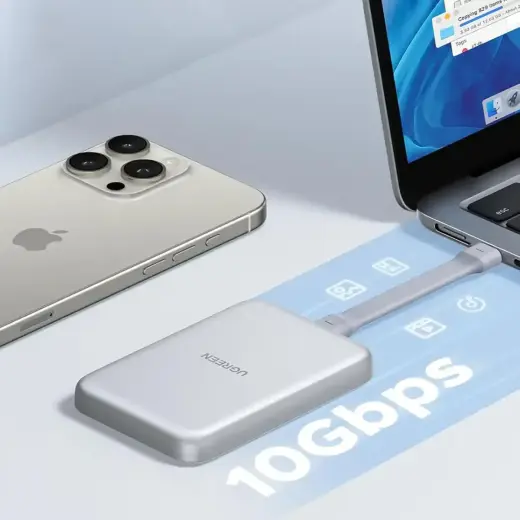 Ugreen M.2 NVMe SSD Magnetic Case - White Foto 7