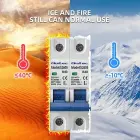 Qoltec Overcurrent Circuit Breaker B40| Fuse | AC | 40A | 1P Фото num