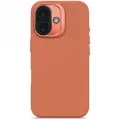 Decoded AntiMicrobial Silicone Backcover with MagSafe for iPhone 16 - Orange Фото num