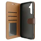 Smart Luxe ādas grāmatveida maciņš telefonam iPhone 17 Pro Max | iPhone 18 Pro Max brūns — Foto 3