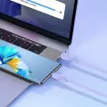 Baseus Pudding провод для передачи данных и зарядки | USB-A на USB-C | 100W | 2m | фиолетовый Фото num