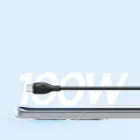 Baseus Pudding Series 100W USB-A - USB-C Cable 2m - Black Foto 11