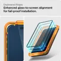 SPIGEN ALM GLASS FC 2-PACK IPHONE 15 PRO ЧЕРНОЕ ЗАКАЛЕННОЕ СТЕКЛО Фото num