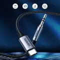 Ugreen stereo audio AUX cable 3,5 mm mini jack - USB Type C for smartphone 1 m black (CM450 20192) Photo