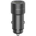 ENERGEA Alu Drive PD20+ automašīnas lādētājs | 38W | PD, QC | USB-A, USB-C | pelēks, gunmetal Foto 1