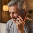 Smart Luxe leather case for Honor Magic 8 Lite brown — Foto 8