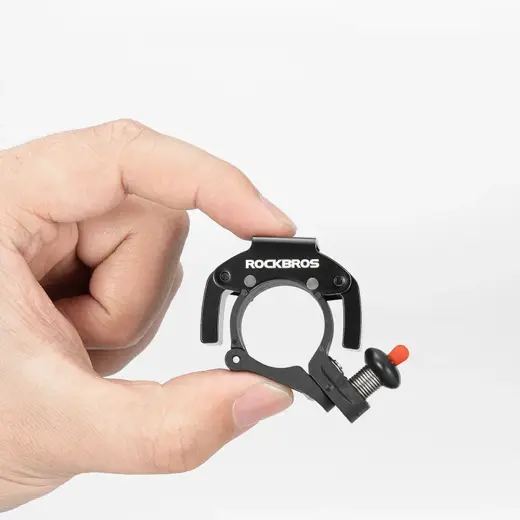 Rockbros bicycle bell 34210006001 shape C - black Photo