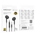 Borofone Earphones BM100 Max Fuente with microphone black Foto 5