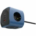 Cellline Power Socket Cube 6in1 2500W USB/2xUSB-C 65W blue — Foto 6