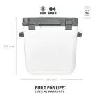 Aukstuma kaste The Cold-For-Days Outdoor Cooler 28,3L balta Foto 2