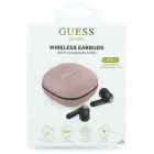 Guess Grained Square Script Matel ENC TWS Earbuds – Pink — Foto 9