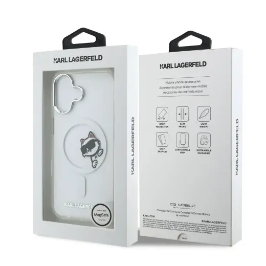 Karl Lagerfeld IML Choupette Peekaboo MagSafe Case for iPhone iPhone 17 Transparent Foto 6