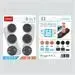iPega SW2026B Thumb Grips JoyCon Controller for Nintendo Switch 2 6pcs Black Foto 8