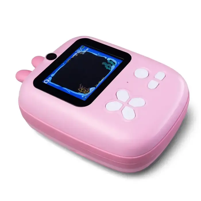 Mini Thermal Printer for Kids with Camera and Camcorder - Pink Foto 7