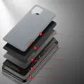 Dux Ducis Fino case covered with nylon material for Samsung Galaxy A22 4G gray Photo