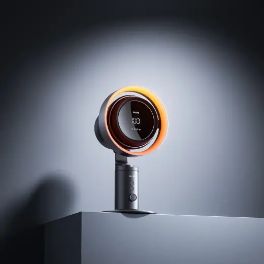 Jisulife Table Fan Pro3 10000mAh Desktop Turbine Fan with Filter - Dark Gray Foto 7