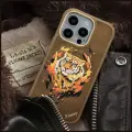 Etui Nimmy Tygrys MagSafe do iPhone 16    Pro jasnobrązowy Photo