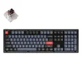 Keychron V6 QMK|VIA RGB Knob Brown Switch Mechanical Keyboard (black) Photo