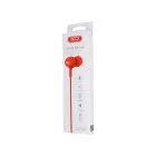 XO wired earphones S6 jack 3,5mm red — Photo 2