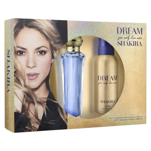 Set Shakira: Dream You Only Live Once, Eau De Toilette, For Women, 80 ml + Dream You Only Live Once, Deodorant Spray, For Women, 150 ml