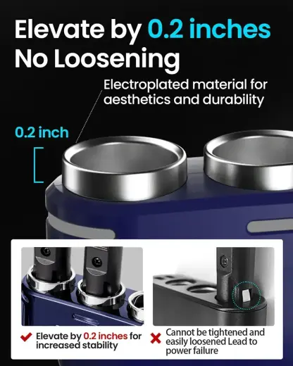 Car Cigarette Lighter Socket Splitter B39-C - 3 sockets + USB + Type C - QC 3.0 PD 3A 120W with display and cable Foto 4