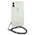 Guess GUHCN61KPSBK iPhone 11 6,1" | Xr  Transparent hardcase Black Pearl Photo