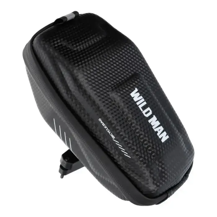 WILDMAN traveling bag under bicycle saddle with zipper E7S 0,8L black Photo