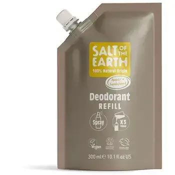 Salt-Of-The-Earth Ambra & Santal Deodorant Refill - Náplň deodorantu ve spreji 500ml