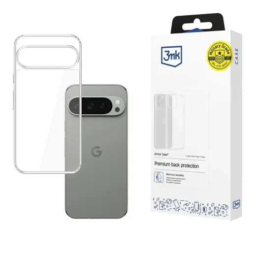 3mk Armor Case for Google Pixel 10 | 10 Pro - Transparent