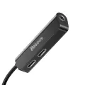 Baseus CALL52-01 Universal audio adapter with charging Lightning -> 3.5mm Black — Photo 3