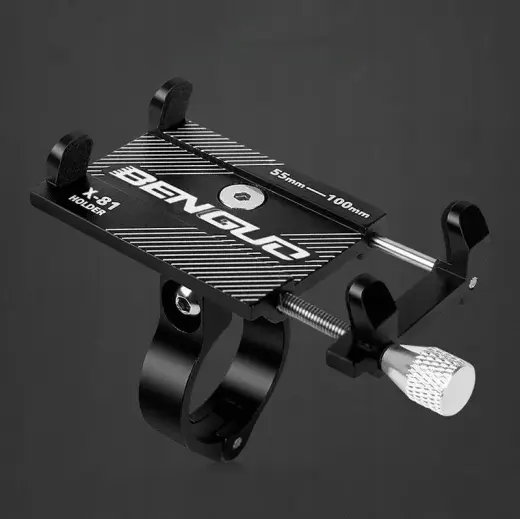 Bengud X-81 velosipēda tālruņa turētājs melns Foto 4