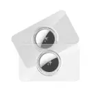 DUX DUCIS card-shaped protective case for AirTag 2 pcs transparent + black Photo