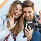 Dudao K11 10000mAh Powerbank with Built-in Cables - Black Foto 6