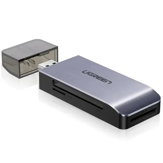 Ugreen USB 3.0 SD | micro SD karšu lasītājs pelēks (50541) Foto 5