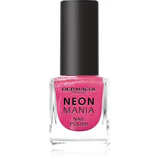 Dermacol Neon Mania Nail Polish Shade 1 Pink Chic 5 Ml Foto 3