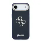 Guess IML 4G Script Metal Logo Case for iPhone Air Blue Foto 2