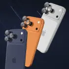 Benks Tempered glass DR Sapphire Lens Protector on camera for Iphone 17 Pro|17 Pro Max (lens 3 pieces) orange Foto 4