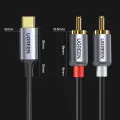 Ugreen USB Type C (male) - 2RCA (male) audio cable 1,5m gray (20193 CM451) Photo