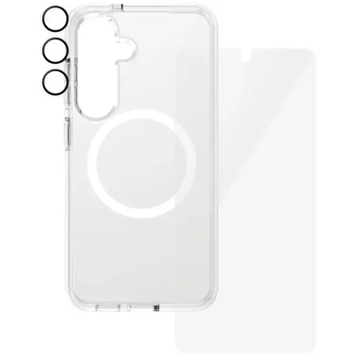 Zestaw ochronny CARE by PanzerGlass       Flagship 3w1 Etui+Szkło+Lens do Samsung Galaxy S25 Фото num